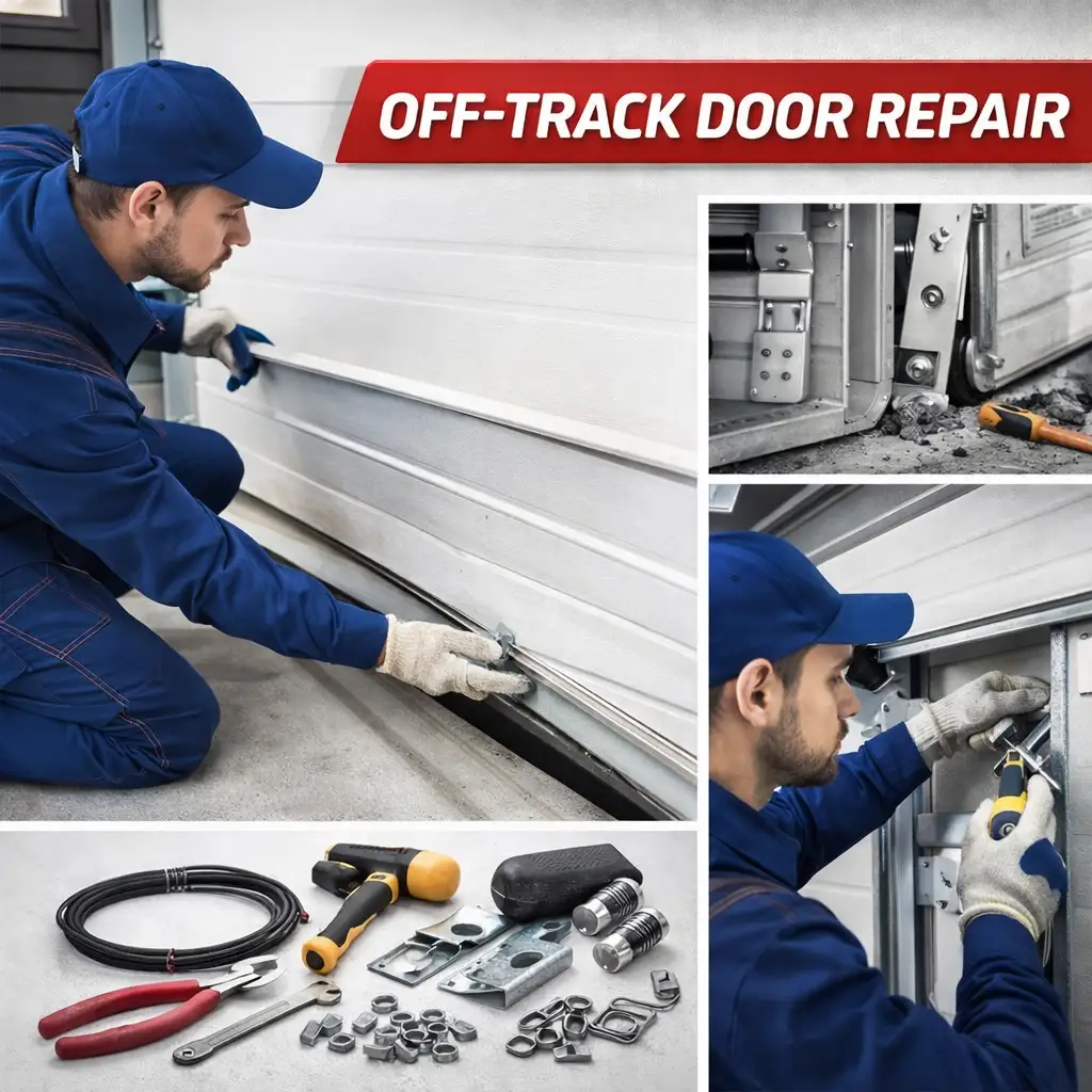 Off-Track Door Repair