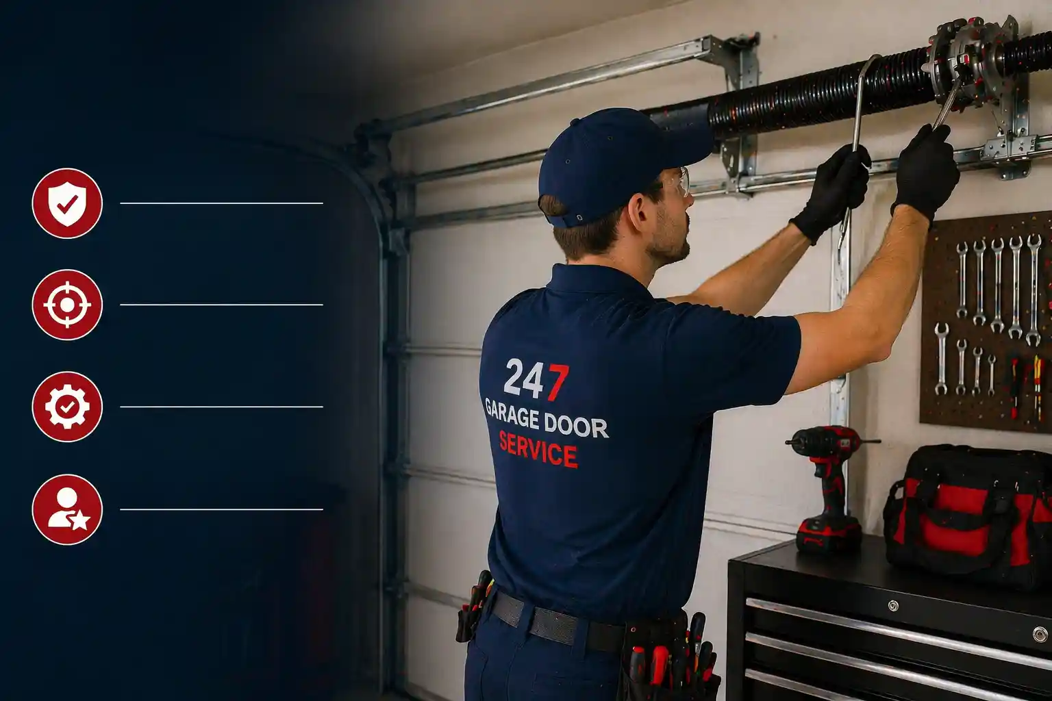 Safe, Accurate Garage Door Spring Replacement Done Right