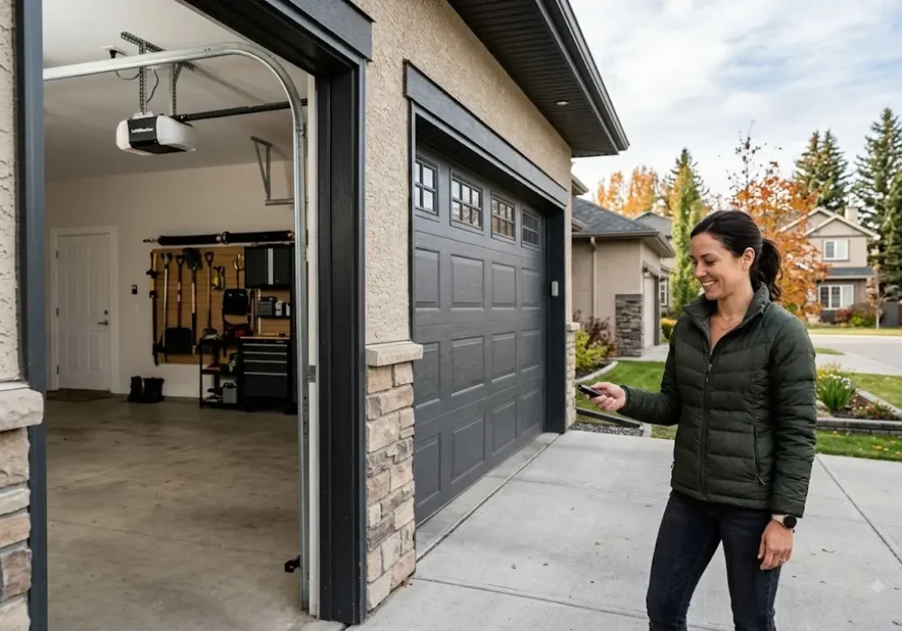 Garage door remote Calgary for residential garage opener