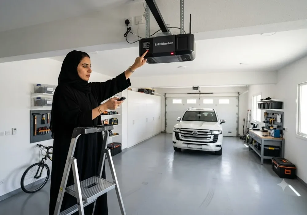 How to Program a Universal Garage Door Remote using the Learn button on a garage door opener